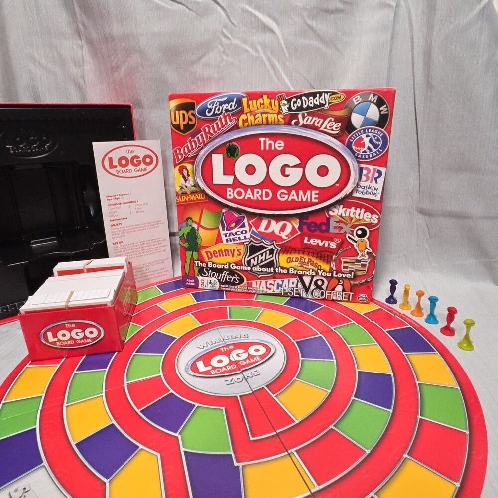 The Logo Board Game Ages 12+ Adult 100% Complete